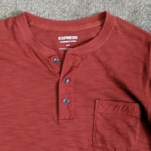 Mens long sleeve henley